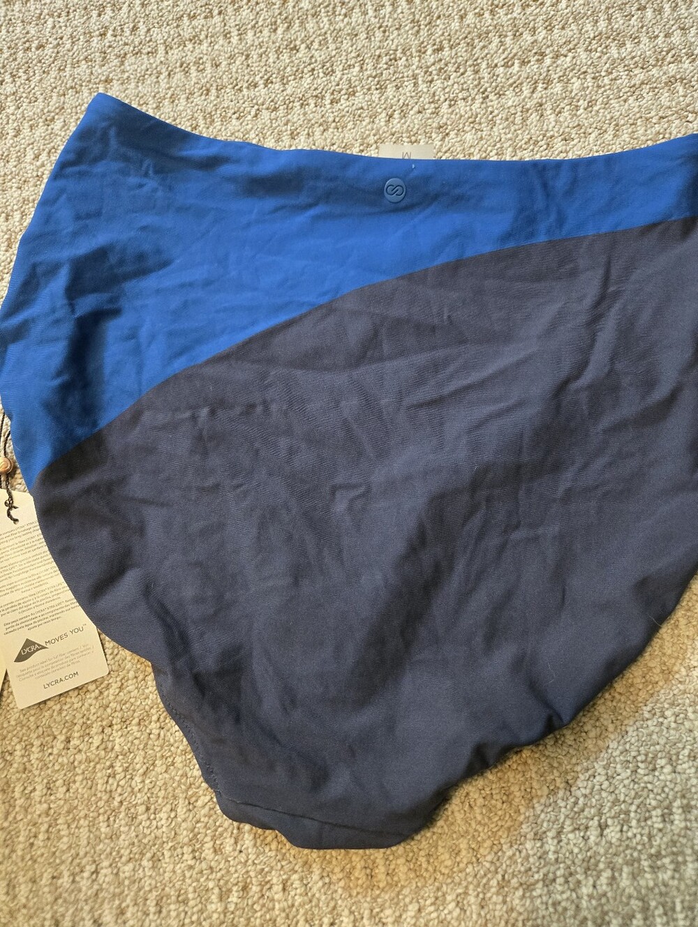 Calia Two-Tone High-Waist Swim Bottoms - Picture 4 of 4